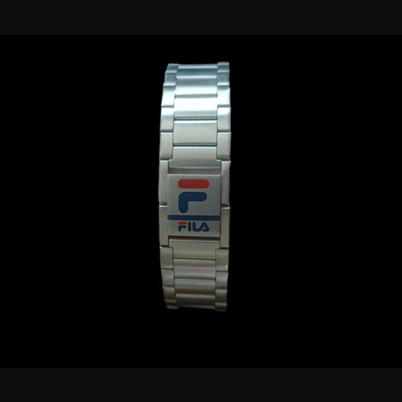 Vintage Fila Wiss Silver Tone Stainless Steel Water Resistant F200M Wristwatch - Picture 10 of 13